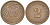 ГЕРМАНИЯ 2 ПФЕННИГА 1915 D KM 16, J. 11, Weege 4 медь 206-651