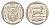 ЮАР 1 ранд 2012 KM 497 медь плакированная никелем UNC 4627-559