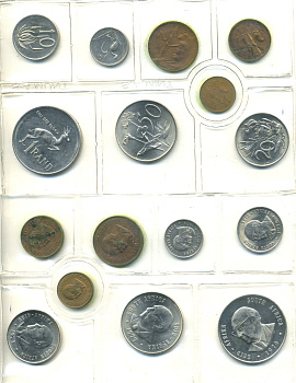 ЮАР НАБОР ИЗ 8 МОНЕТ 1979 UNC 3-2-15