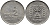 Израиль 1/2 лиры 1974 JE 5734, без звезды Давида KM 36.1 медно-никель 4390-717