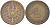ГЕРМАНИЯ 2 ПФЕННИГА 1875 E, СТАРОГЕРБОВКА KM 2, J. 2, Weege 3 медь 212-513