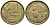 Франция 10 франков 1954 В, петух KM 915.2, Le Frank 363.11 алюминиевая бронза 51-2614