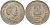 Индия 5 рупий 1985 на смерть Индиры Ганди KM 150 медно-никель aUNC 97-344