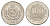 Бразилия 100 реалов 1888 KM 483 медно-никель 4642-1033