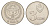 Киргизия 3 сома 2008 KM 15 сталь плакированная никелем 4632-318