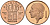 Бельгия 50 сантимов 1992 Belgique KM 148.1 бронза UNC 192-462