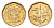 ЮАР 10 центов 1995 герб, цветок алоэ KM 135 сталь плакированная бронзой UNC 4694-717