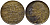 БЕЛЬГИЯ 50 САНТИМОВ 1953 BELGIE KM 145 бронза 4392-1345