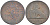 БЕЛЬГИЯ 2 САНТИМА 1864/1 BELGES, ЛЕОПОЛЬД I (1831-1865) KM 4.2 медь 119-317