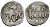 Великое Княжество Московское денга 1535 - 1547 Иван IV Васильевич, Московский монетный двор, 0,36 грамм ГиК №21 серебро 262-1245
