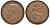 Великобритания 1 пенни 1921 Георг V (1910-1936) KM 810, Spink 4051 бронза 4123-1011