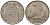 Бельгия 1 франк 1939 Belgique - Belgie KM 119 никель 4603-1227