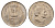 Индия 50 пайс 1985 Смерть Индиры Ганди KM 67.1 медно-никель UNC 4688-1217