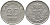 Дания 25 эре 1954 N; S, Фредерик IX (1947-1972) KM 842.1 медно-никель 28-1117