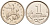 Россия 1 копейка 2004 ММД KM 600 сталь плакированная медно-никелем 4567-858