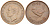 Великобритания 1 фартинг 1945 Георг VI (1936-1952) KM 843, Spink 4116 бронза 4543-1115
