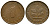 ФРГ 1 ПФЕННИГ 1975 F KM 105, J.380 сталь плакированная медью 179-1029