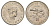 Бруней 1 доллар 1970 Хассанал Болкиах, тираж 5.000 экземпляров, год-тип KM 14 медно-никель PROOF 443-1415