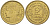 ФРАНЦИЯ 2 ФРАНКА 1938 ТИП MORLON KM 886, LE FRANC 268.11 алюминиевая бронза 69-1243