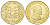 Кения 10 центов 1991 KM 18 никель латунь UNC 4583-443