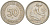 ФРГ 50 ПФЕННИГОВ 1950 G KM 109.1, J. 384 медно-никель 112-953