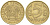 КАЗАХСТАН 5 ТЕНГЕ 2004 KM 24 латунь 211-936