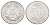 ГДР 50 пфеннигов 1958 год-тип KM 12.1 алюминий 4699-952