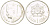Марокко 1 дирхем 1960 АН 1380, Мухаммед V (1927-1962) KM 55 серебро 4523-1237