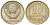 СССР 10 копеек 1984 Y 130, Schon 79 никель латунь BU 4152-921