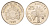 Гамбия 25 бутутов 1998 год-тип KM 57 медно-никель UNC 4666-1137