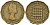 Великобритания 3 пенса 1959 Елизавета II (1952-2022) KM 900, Spink 4153 никель латунь 4153-737