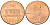 США 1 цент 2000 D, Линкольн KM 201b цинк плакированный медью UNC 4613-1249