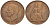 Великобритания 1 пенни 1948 Георг VI (1936-1952) KM 845, Spink 4114 бронза 4607-1244