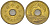 Япония 5 йен 1983 Yr. 58, Хирохито (1925-1989) KM 72a латунь UNC 4141-445