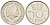 Нидерланды 10 центов 1965 Юлиана (1949-1980) KM 182 никель 214-1217