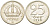Швеция 25 эре 1945 G, Густав V (1907-1950) KM 816 серебро 116-1134