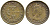 Гонконг 10 центов 1960 Елизавета II (1952-) KM 28.1 никель латунь 110-647