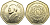 Иордания 1/4 динара 1997 KM 61 никель-латунь aUNC 1525-611