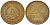 ГДР 20 пфеннигов 1971 KM 11 латунь aUNC 4577-1256