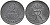 Дания 2 эре 1957 C; S, Фредерик IX (1947-1972) KM 840.2 цинк 28-1036