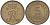 ДАНИЯ 5 ЭРЕ 1965 C; S, ФРЕДЕРИК IX (1947-1972) KM 848.1 бронза 106-113
