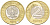 Польша 2 злотых 1994 MW KM 283 биметалл 4519-945