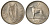 ИРЛАНДИЯ 6 ПЕНСОВ 1958 ИРЛАНДСКИЙ ВОЛКОДАВ KM 13a медно-никель XF 3334-141