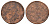 Франция 1 десим 1796 R, Lan 5 KM 645.7, Le Franc 128/10 бронза 109-733