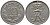 ДАНИЯ 10 ЭРЕ 1970 C; S, ФРЕДЕРИК IX (1947-1972) KM 841.3 медно-никель 116-227