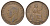 Великобритания 1 пенни 1945 Георг VI (1936-1952) KM 845, Spink 4114 бронза 4661-824