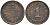 Германия 1 пфенниг 1888 A, старогербовка KM 1 медь 44-1134
