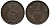 Дания 2 эре 1892 CS, Кристиан IX (1863-1906), редкий год KM 793.1 бронза 4114-531