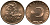 Турция 5 курушей 1971 KM 890.2 бронза UNC 4532-668