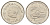 Тунис 1/2 динара 1976 FAO, сбор урожая KM 303 медно-никель aUNC 65-827